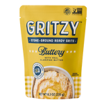 Gritzy stone-ground Buttery ready grits