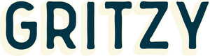 Grity Logo Cream and Blue