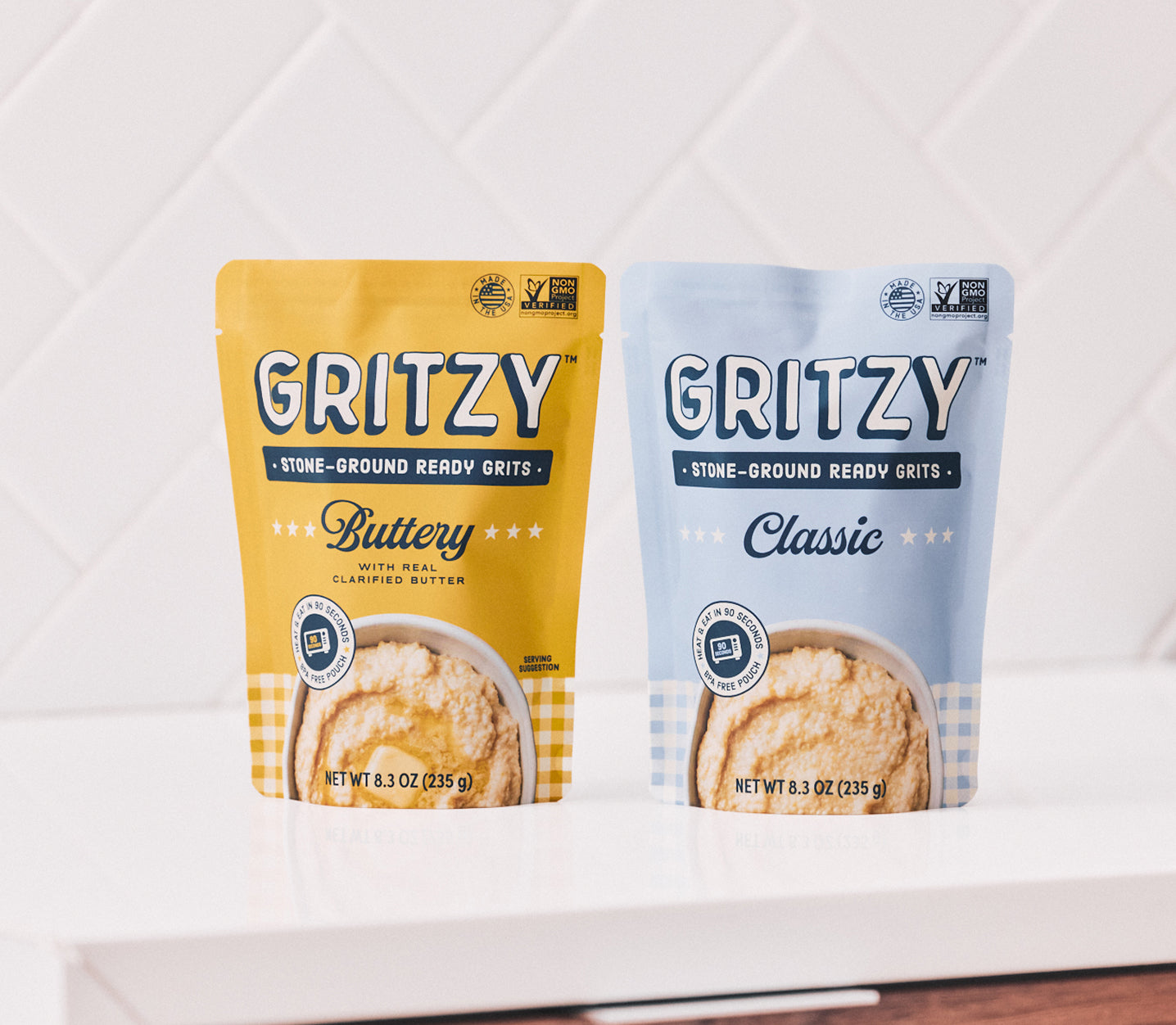 Gritzy Buttery & Classic Grits Pouches