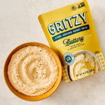 Prepared bowl of Gritzy Buttery Ready Grits
